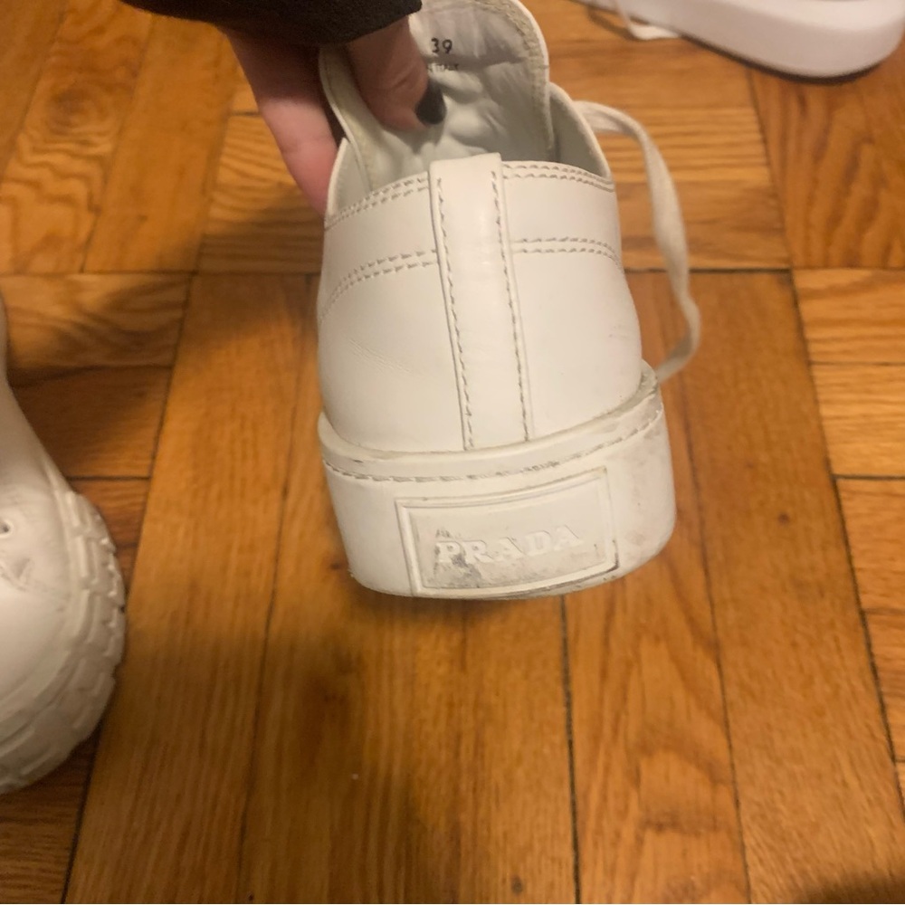 Prada Leather Wheel Sneakers - Picture 4 of 11